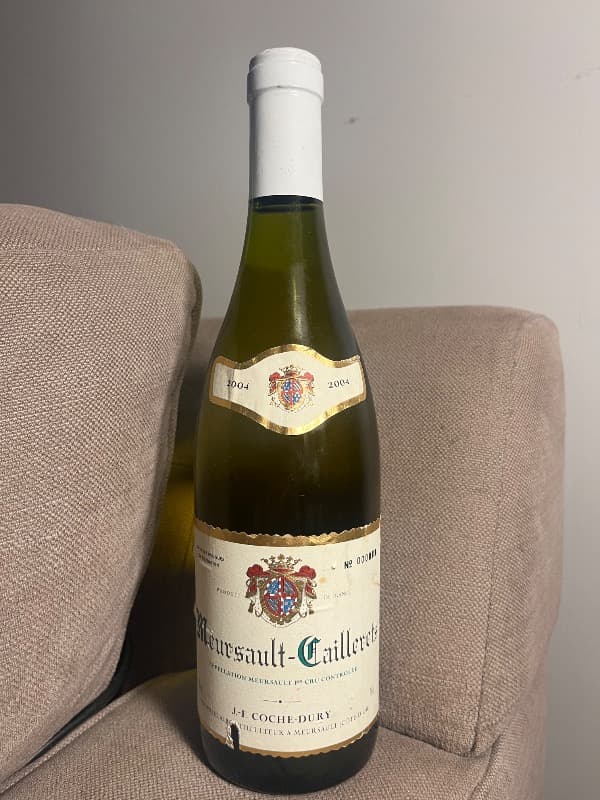 Meursault, Caillerets, J.F Coche Dury, 2004