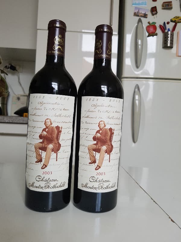 2 x Château Mouton Rothschild, Pauillac, 2003