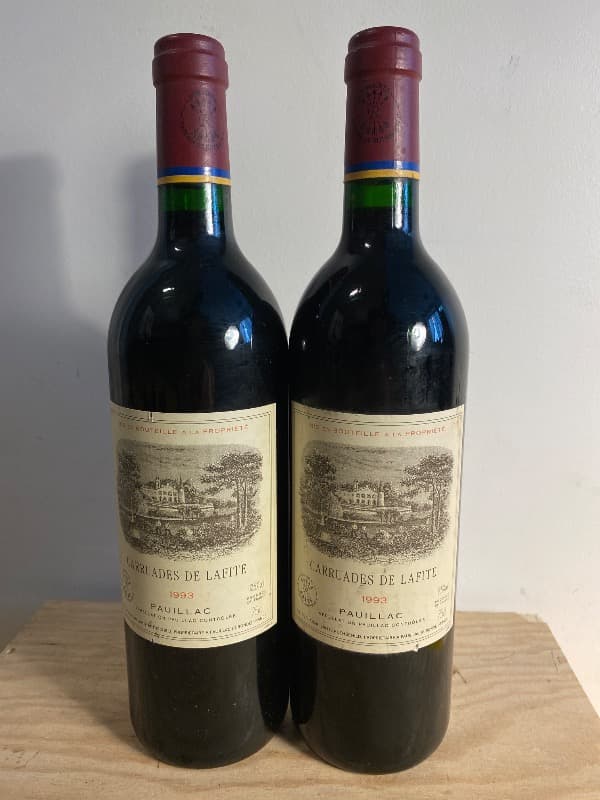 2 x Carruades de Lafite, Château Lafite Rothschild, Pauillac, 1993