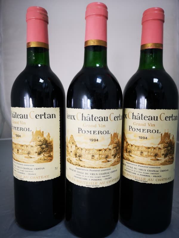 3 x Château Vieux Certan, Pomerol, 1994