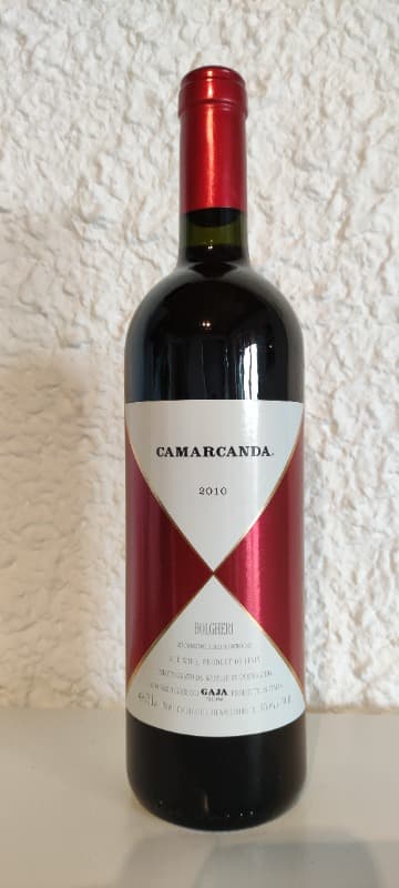Bolgheri, Toscana, Camarcanda, Gaja toscana, 2010
