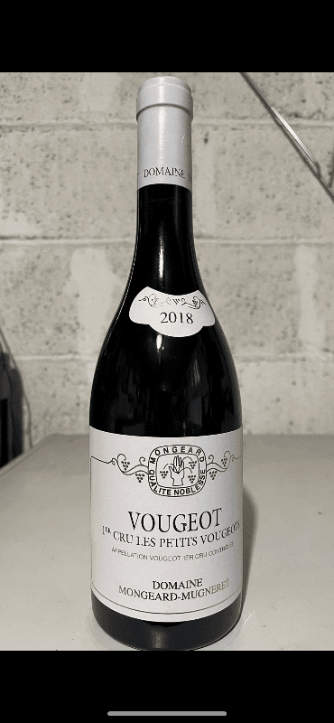Vougeot, 1er Cru Les Petits Vougeots, Domaine Mongeard Mugneret, 2018