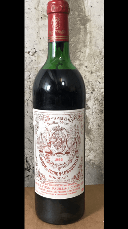Château Longueville Baron de Pichon Longueville, Pauillac, 1982