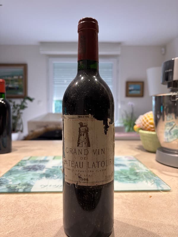 Grand Vin de Château Latour, Pauillac, 1986