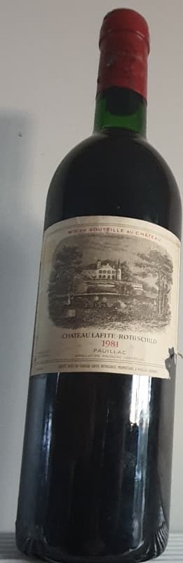 chateau Lafite Rothschild, Pauillac, 1981