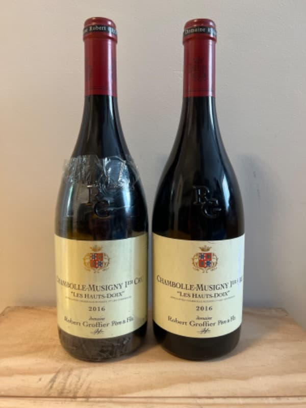 2 x Chambolle-Musigny, 1er Cru Les Hauts-Doix, Domaine Groffier père et fils, 2016
