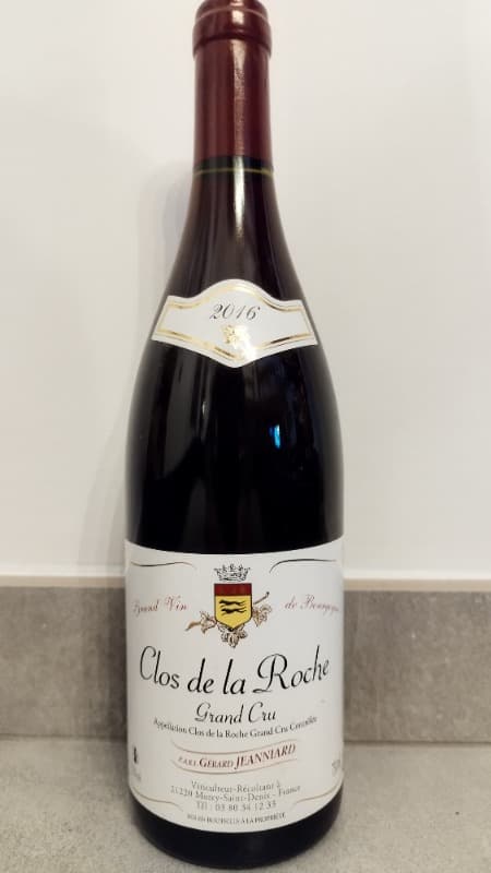 Clos-de-la-Roche, Grand Cru, Gérard Jeanniard, 2016