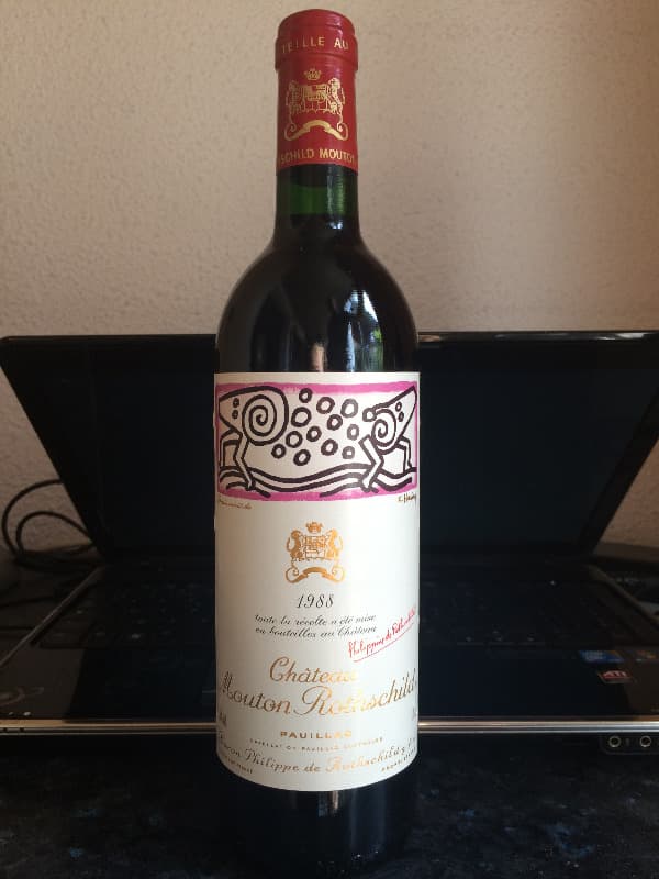 Château Mouton Rothschild, Pauillac, 1988