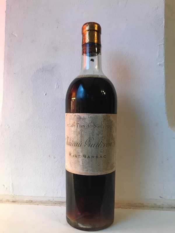 2nd Cru, Chateau Guiteronde, Sauternes, 1923