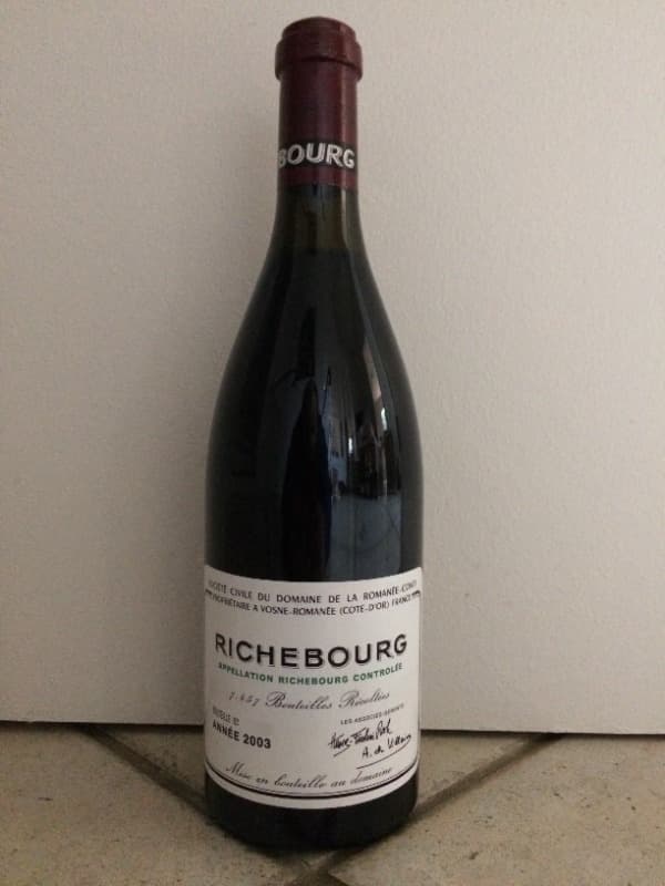 Richebourg, Grand cru, Domaine de la Romanée-Conti, 2003