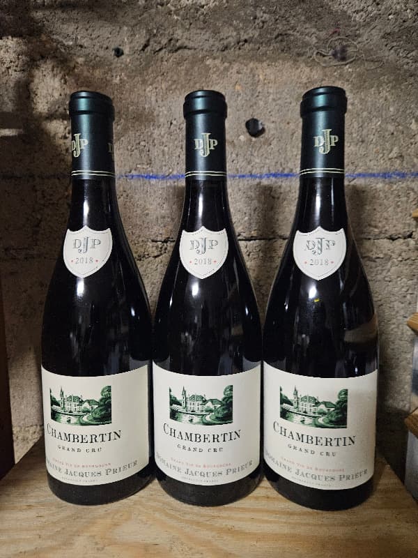 3 x Chambertin, Grand Cru, Jacques Prieur, 2018