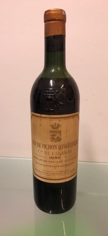 Château Pichon Longueville, Comtesse de Lalande, Pauillac, 1956