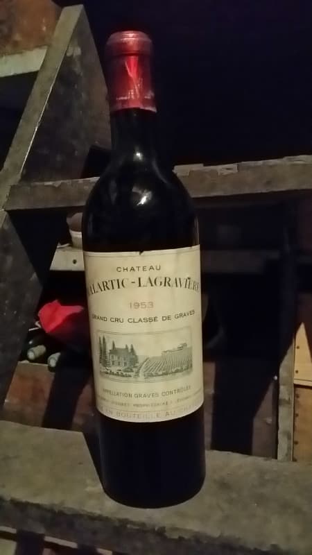 Château Malartic Lagravières, Pessac Léognan, 1953