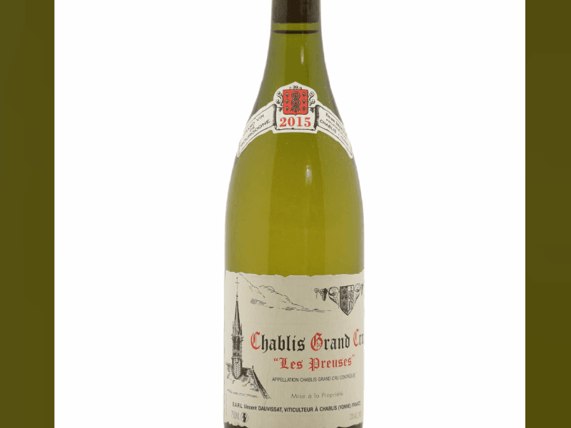 Chablis Grand Cru, Les Preuses, Vincent Dauvissat, 2015