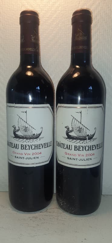 2 x Château Beychevelle, Saint-Julien, 2004