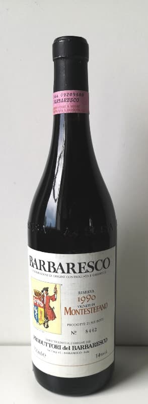 Barbaresco Montestefano Riserva DOCG, Produttori del barbaresco, 1990