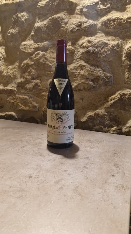 Château de Fonsalette, Côtes du Rhône, Rouge, 2012