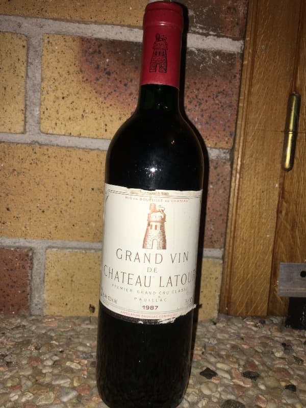 Grand Vin de Château Latour, Pauillac, 1987