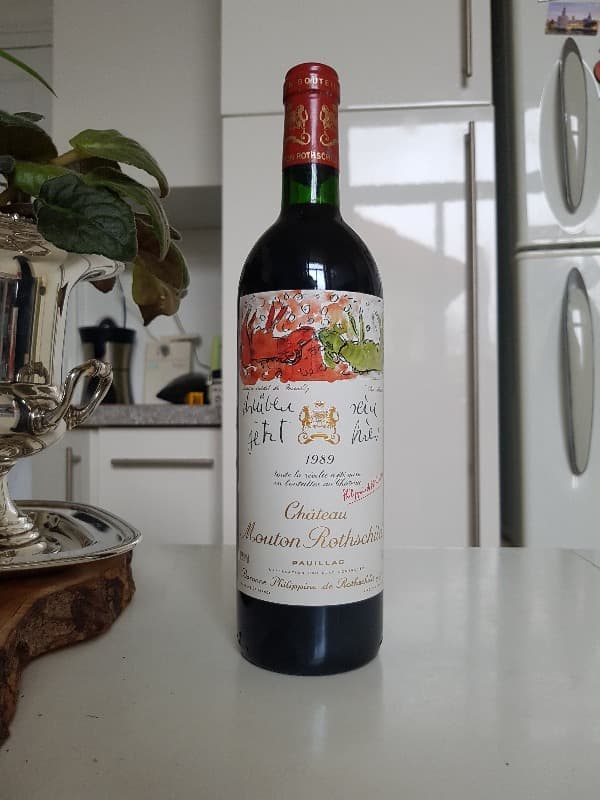 Château Mouton Rothschild, Pauillac, 1989