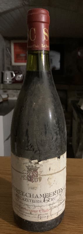 Gevrey-Chambertin, 1er cru - Les Cazetiers, Savour Club, 1987