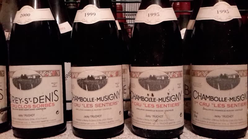 2 x Chambolle-Musigny, 1er cru Les sentiers, JACKY TRUCHOT, 1995