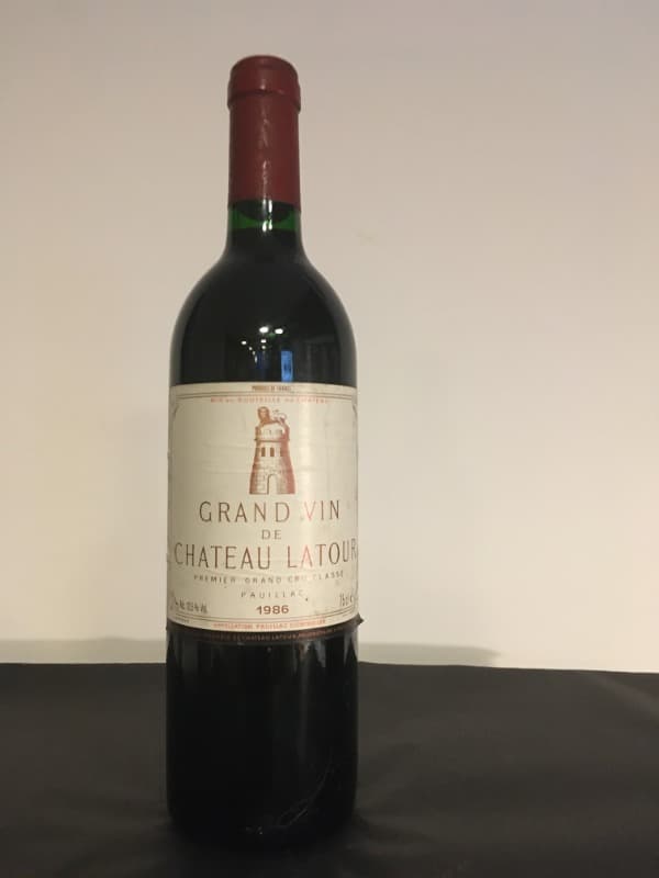Grand Vin de château Latour, Pauillac, 1986