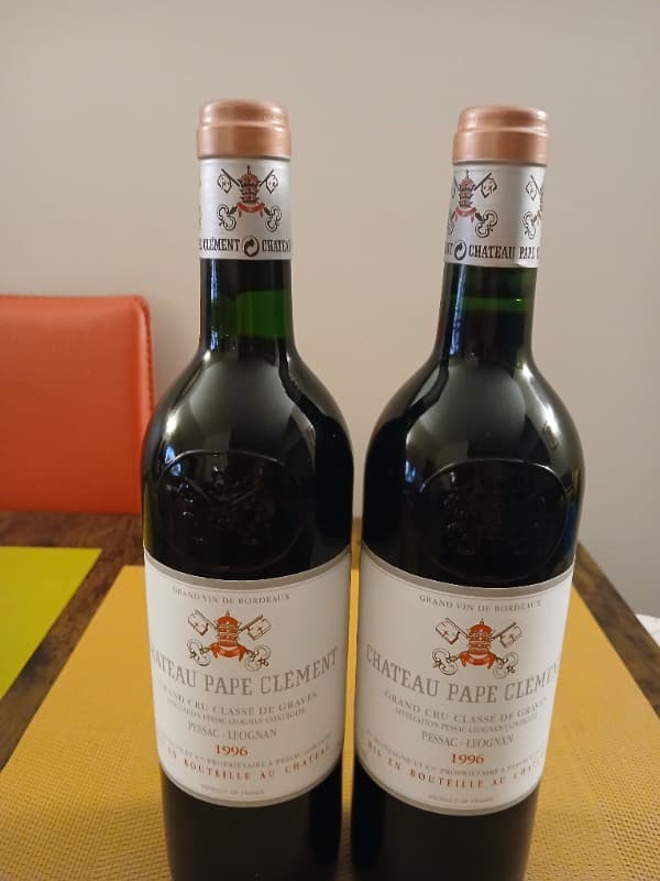 2 x Château Pape Clément, Pessac-Léognan, 1996