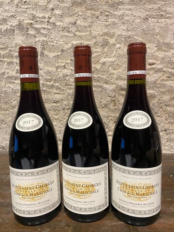 3 x Nuits-Saint-Georges, 1er Cru - Clos de la Maréchale, Domaine Jacques Frédéric Mugnier, 2017