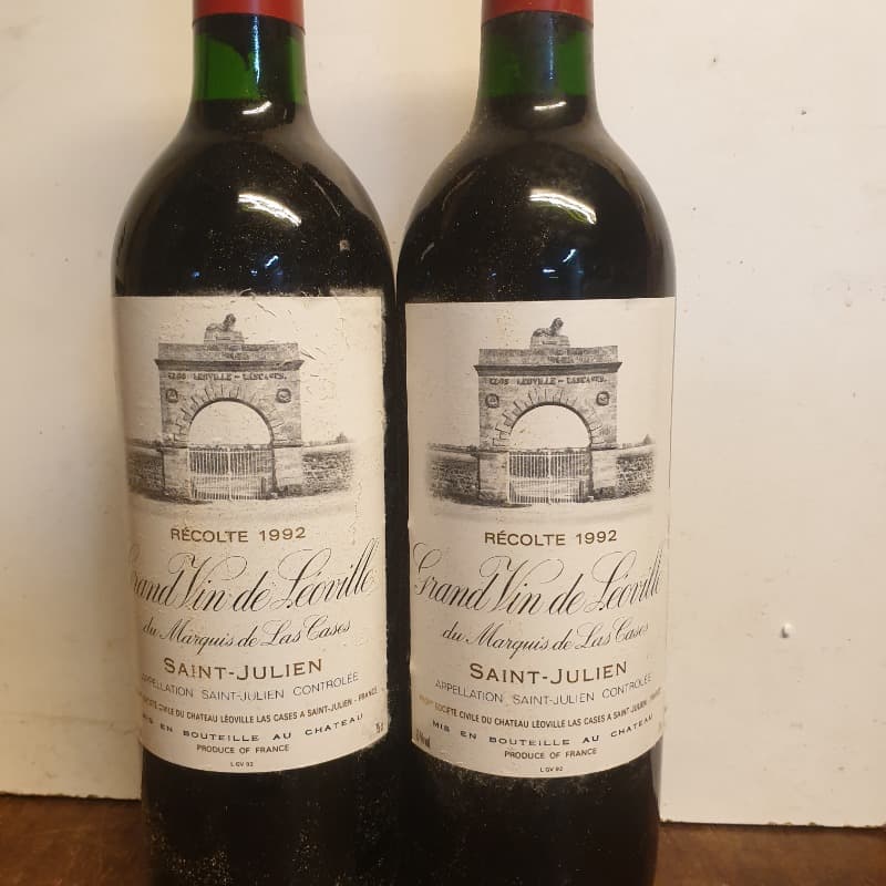 2 x Château Léoville las Cases, Saint Julien, 1992