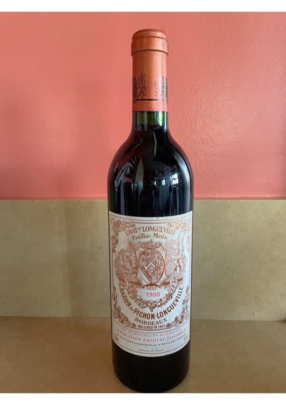Au baron, château Longueville, Pauillac, 1988
