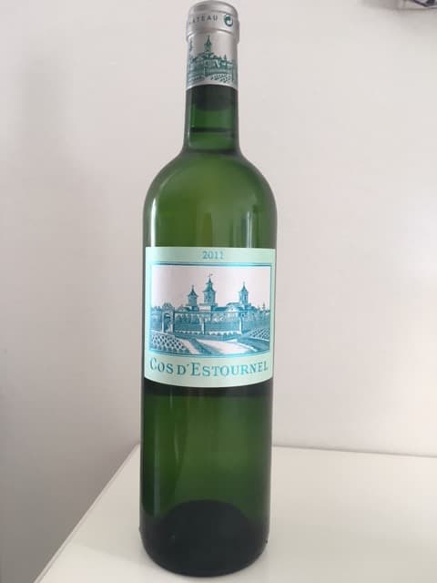 château Cos d'Estournel Blanc/White, Saint-Estèphe, 2011