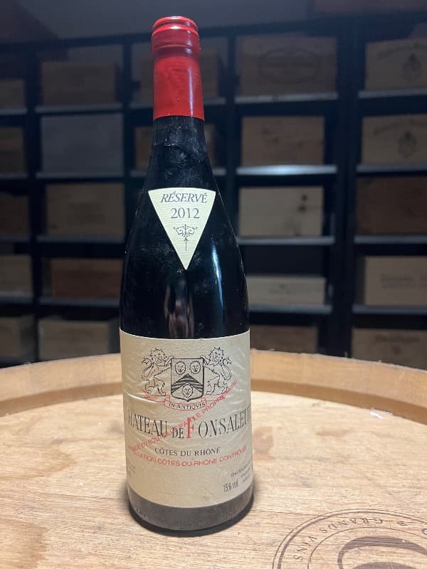 Château de Fonsalette, Côtes du Rhône, Rouge, 2012