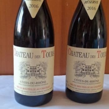 2 x Côtes-du-Rhône, Château des Tours, 2016