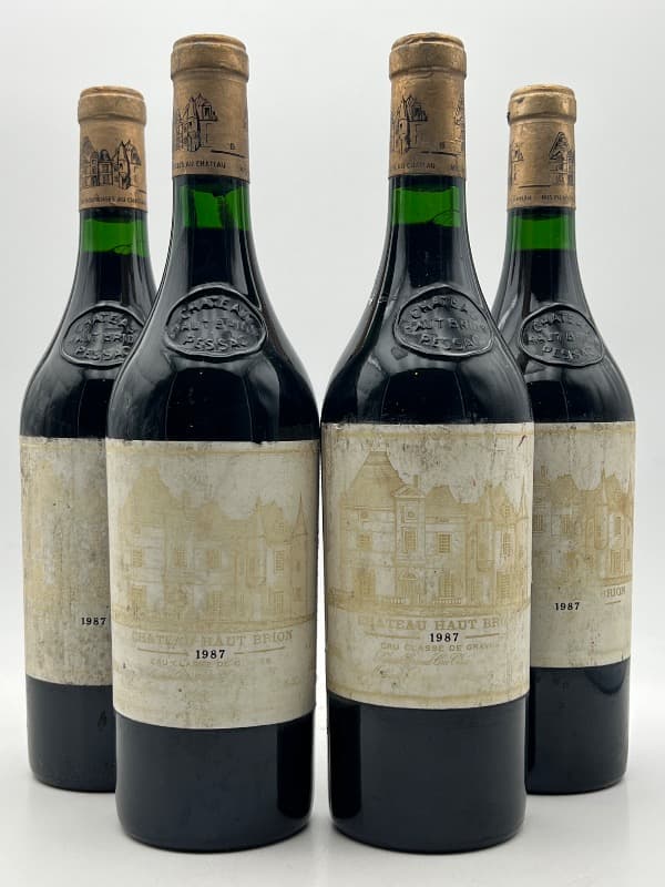 4 x château Haut-Brion, Pessac-Léognan, 1987