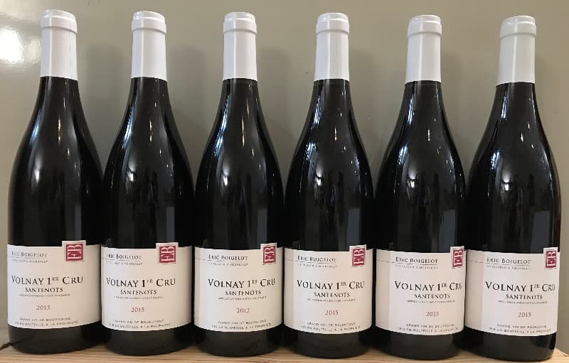 6 x Volnay, 1ER CRU SANTENOTS, DOMAINE ERIC BOIGELOT, 2015