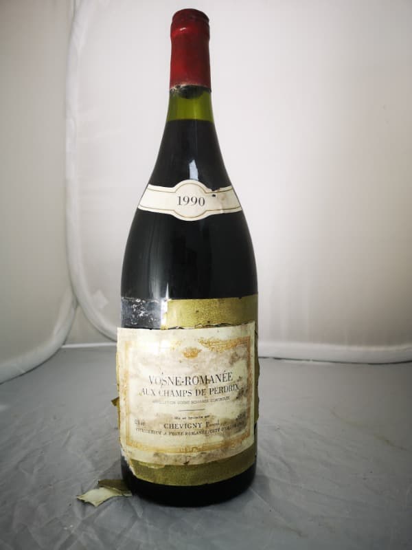 Vosne-Romanée, Aux Champs de Perdrix, Domaine P. Chevigny, 1990 (Magnum)