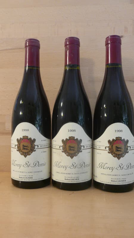 3 x Morey-Saint-Denis, Domaine Hubert Lignier, 1998