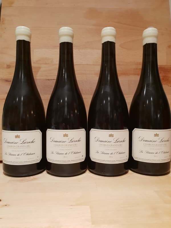 4 x Chablis Grand Cru, Les Blanchots Réserve de l'Obédience, Maison Laroche, 2011