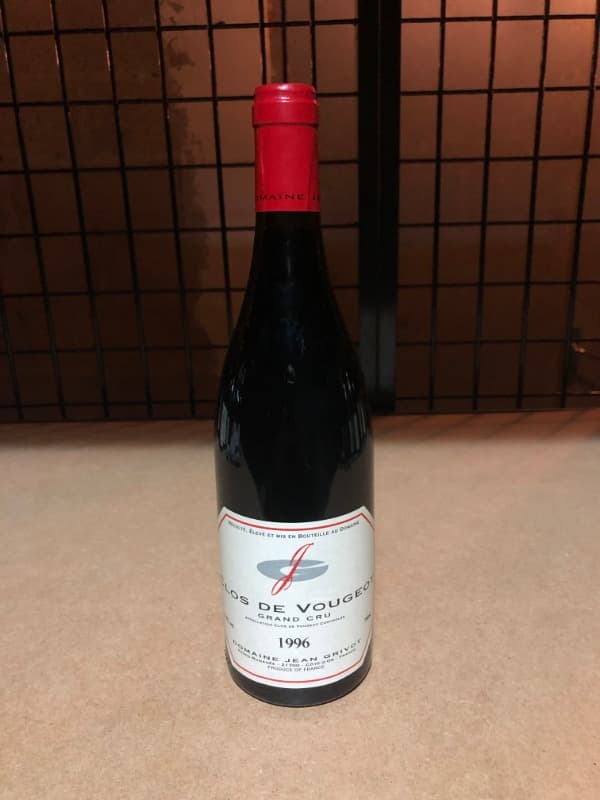 Clos de Vougeot, Grand Cru, Jean Grivot, 1996
