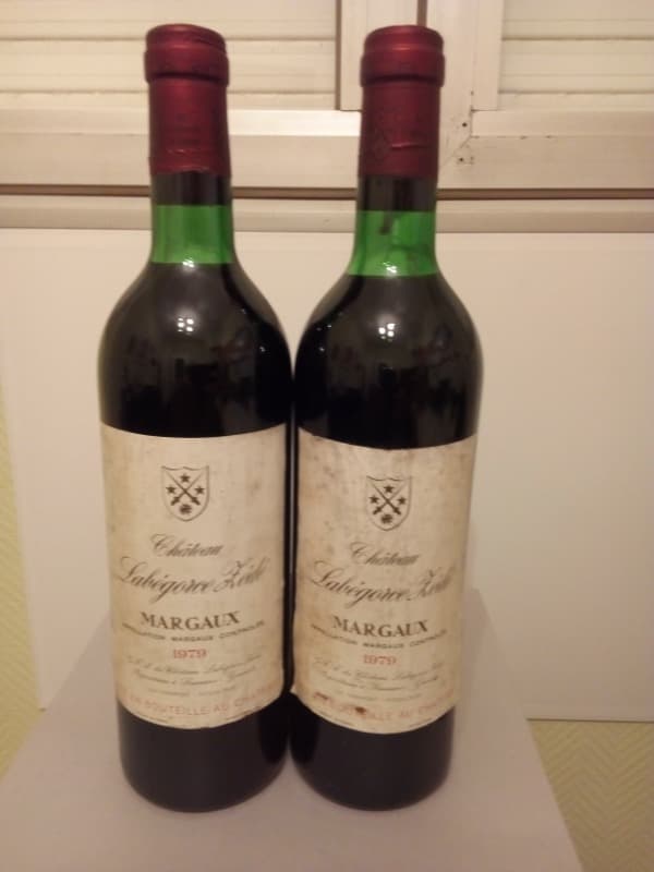 2 x château Labegorce Zede, Margaux, 1979