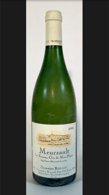 Meursault, Les Tessons Clos de Mon Plaisir, Domaine Roulot, 2002