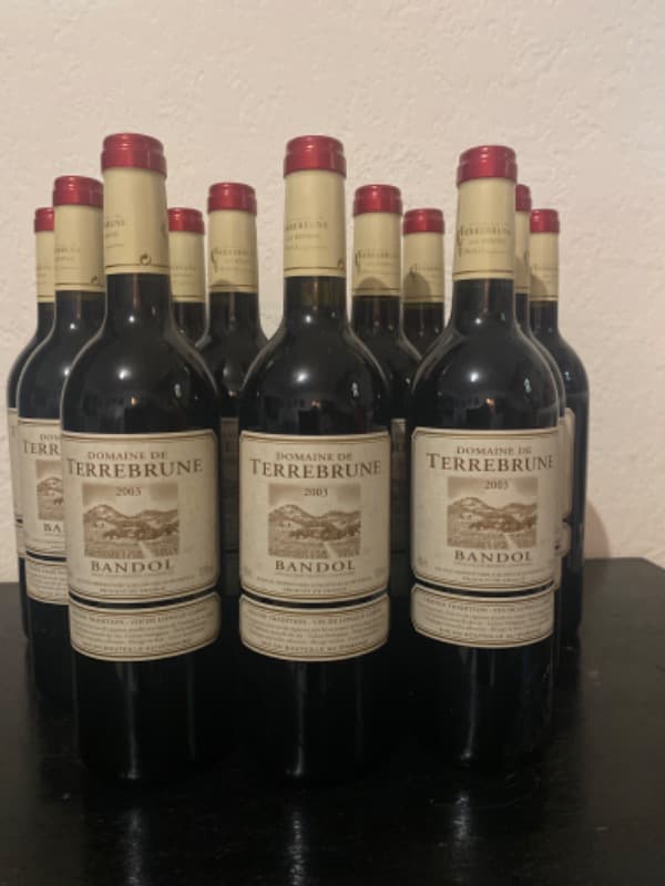 12 x domaine de Terrebrune, Bandol, 2003