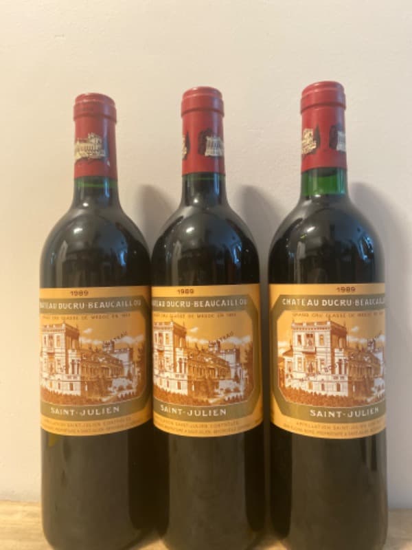 3 x Château Ducru-Beaucaillou, Saint-Julien, 1989