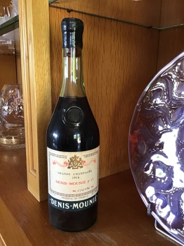 Grande champagne, Denis Mounie, Cognac, 1914
