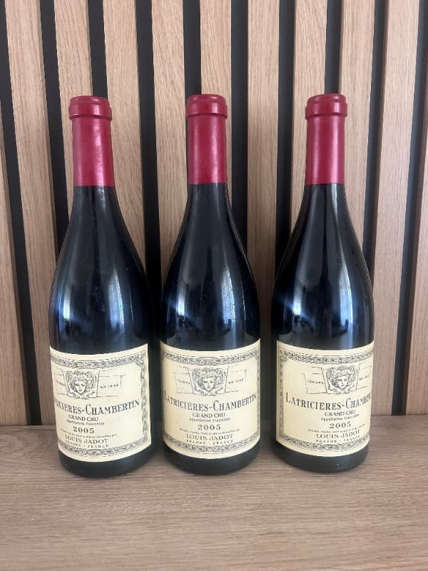 3 x Latricières-Chambertin, Grand cru, Louis Jadot, 2005