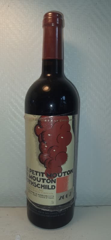 Le Petit Mouton, château Mouton Rothschild, Pauillac, 2007