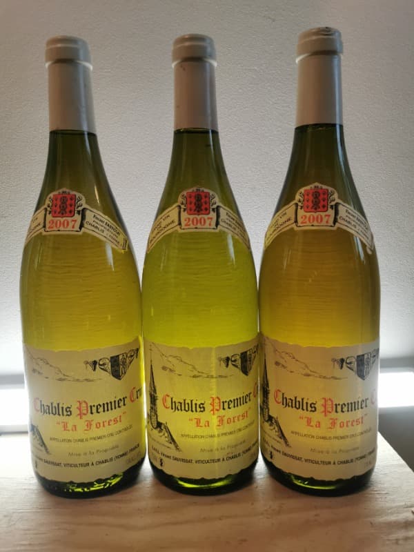3 x Chablis Premier Cru, La Forest, Domaine Dauvissat, 2007