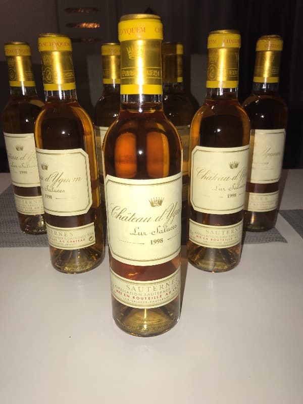 7 x Château d'Yquem, Sauternes, 1998 (37,5cl)
