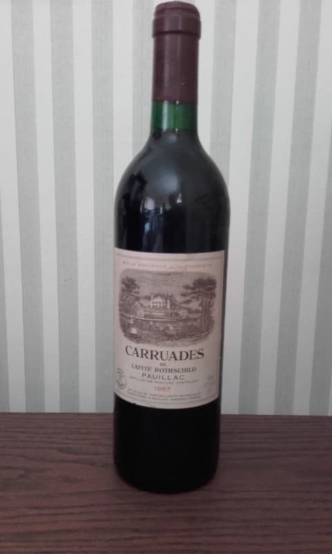 Carruades, Château Lafite Rothschild, Pauillac, 1987