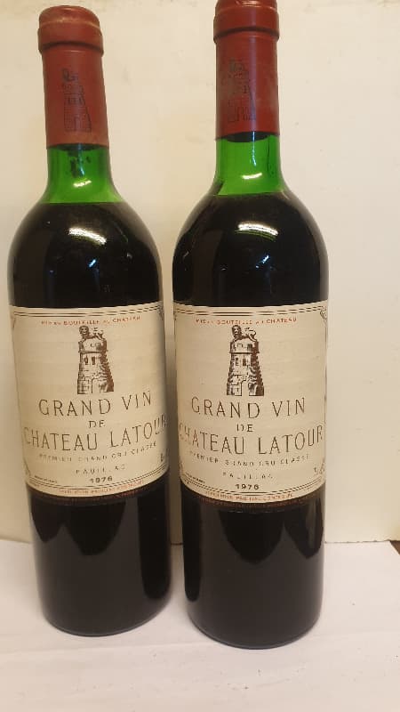 2 x Grand Vin de Château Latour, Pauillac, 1976